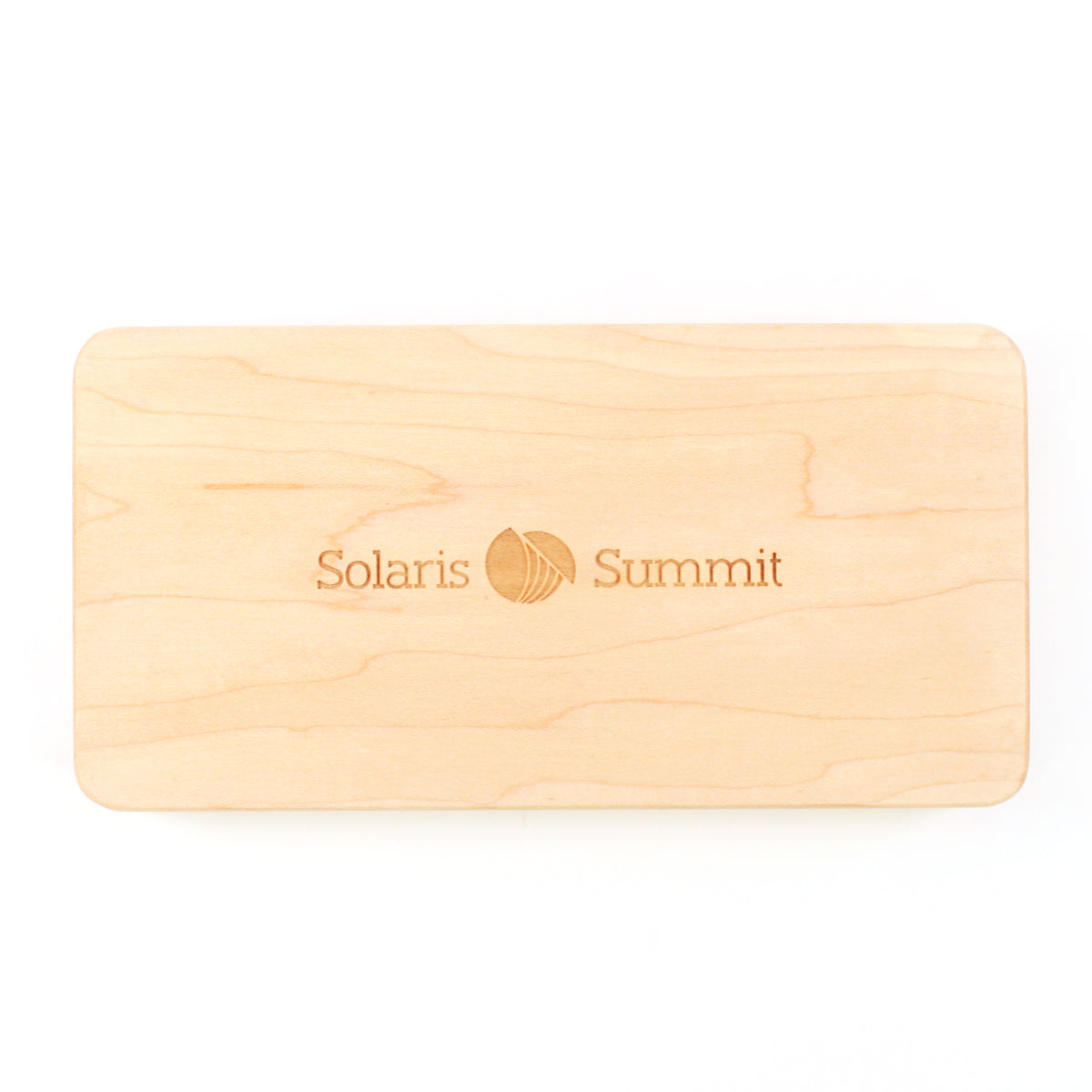 Small Wooden Cutting Board Engraved With Logo