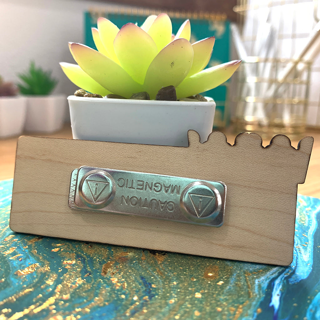 custom magnetic name tags for employees