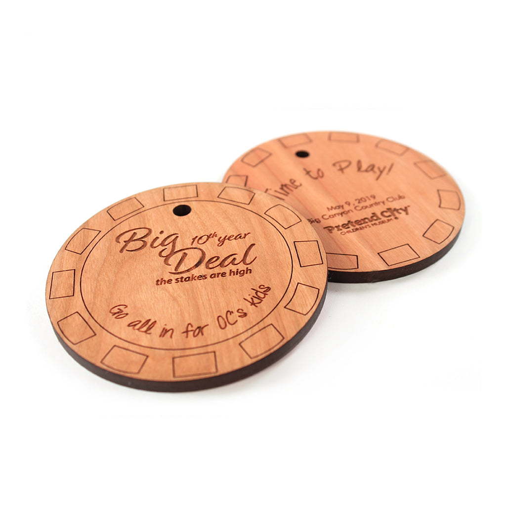 wooden tags corporate gifts wood logo wooden tokens