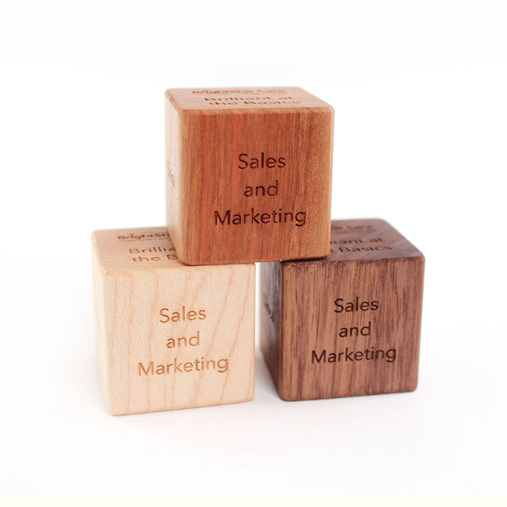 Customized Wood Blocks custom logo block
