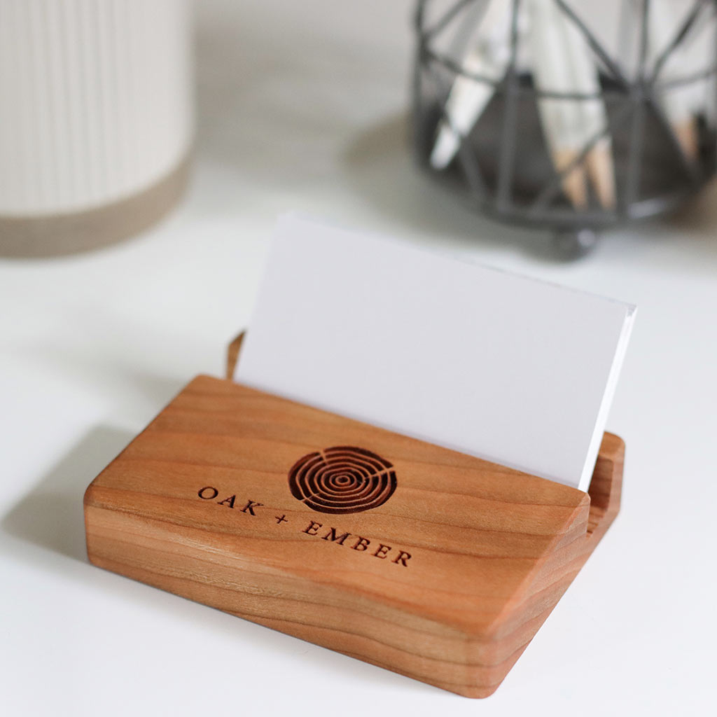 Custom business card holder branded corporate gifts for employees