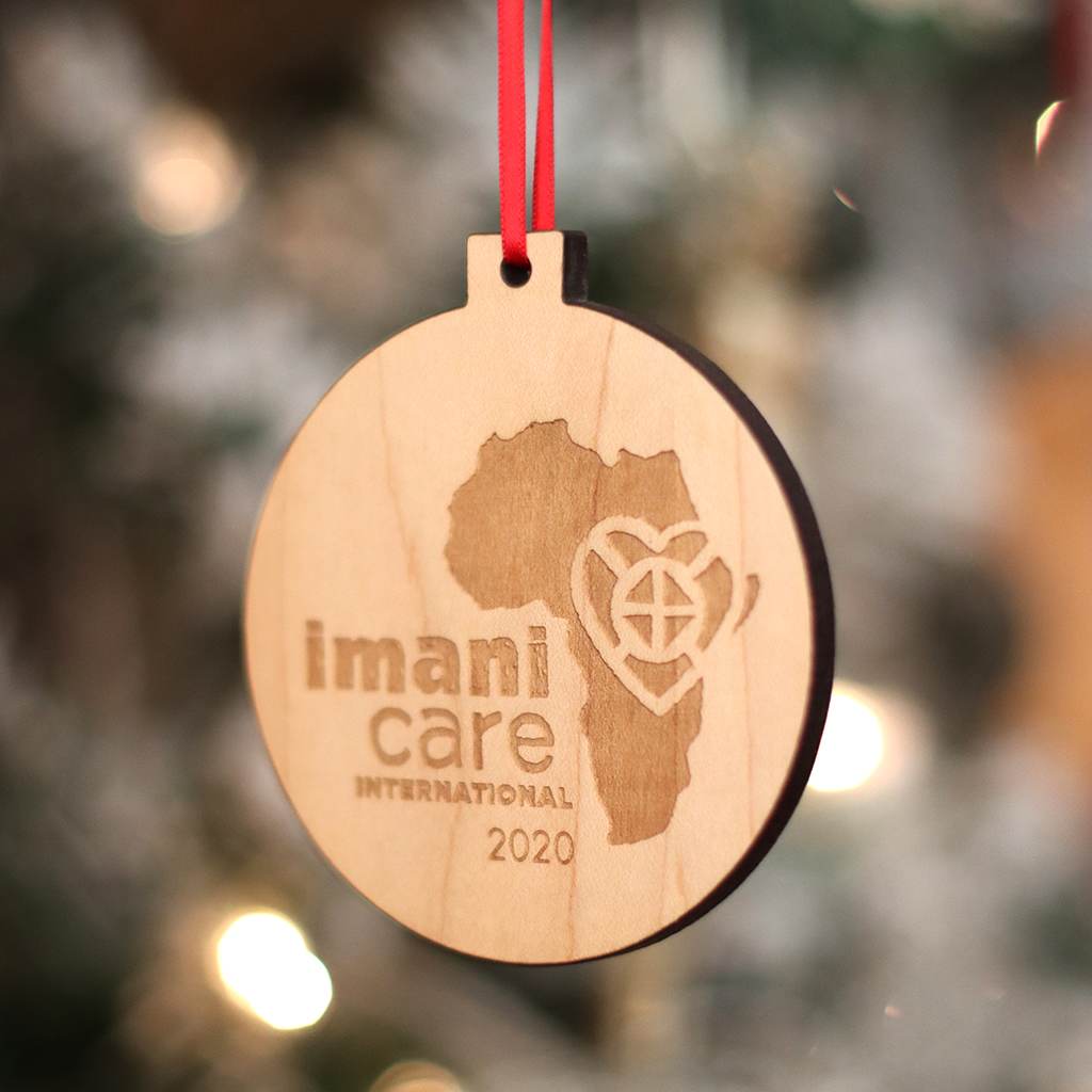 custom branded Christmas ornaments sustainable holiday corporate gifts