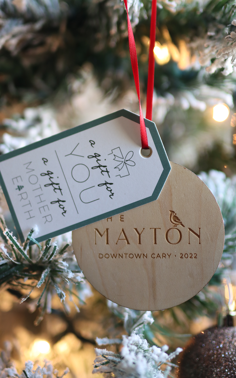 Custom Ornaments corporate gifts for clients employees Smiling Tree Gifts