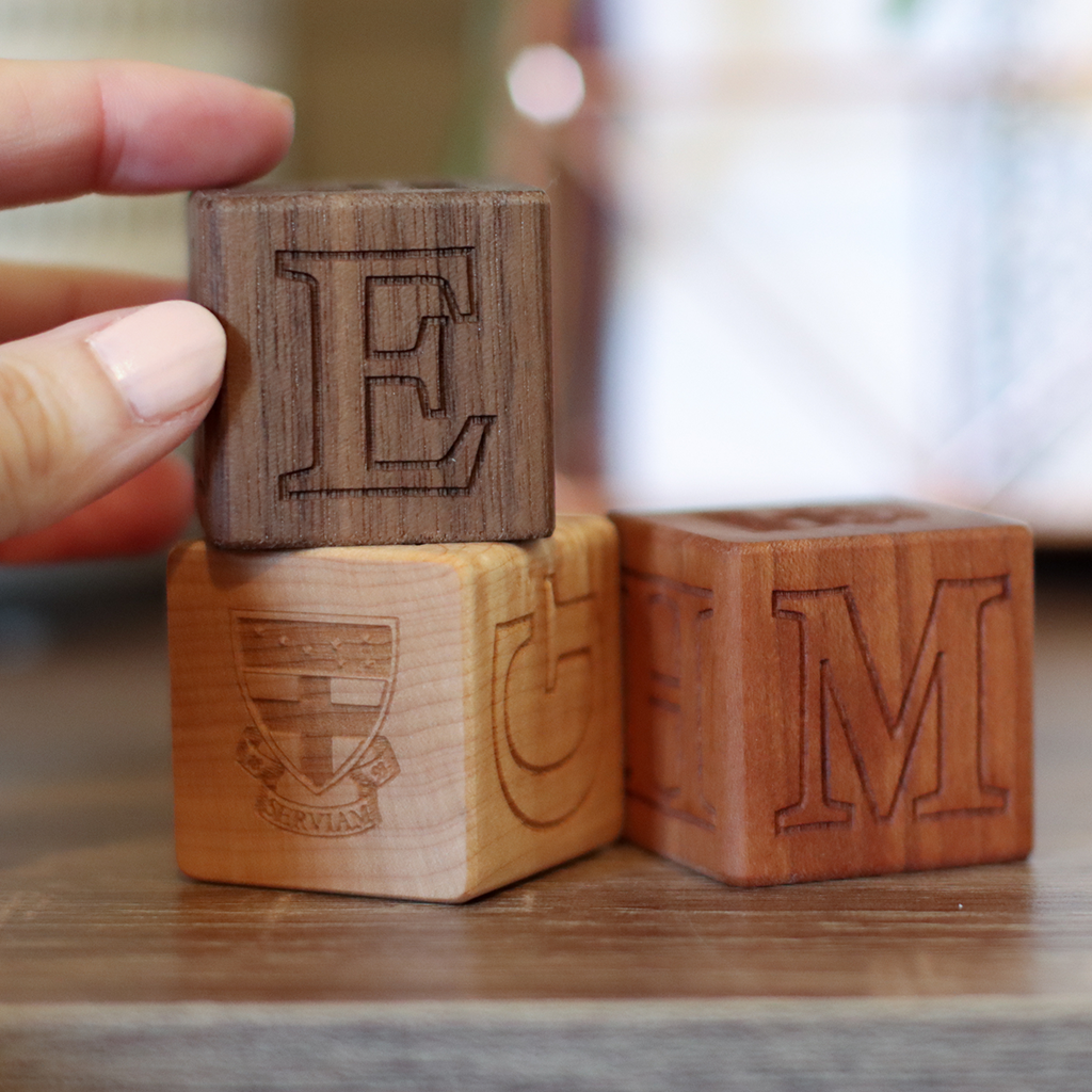 Custom wooden blocks sales