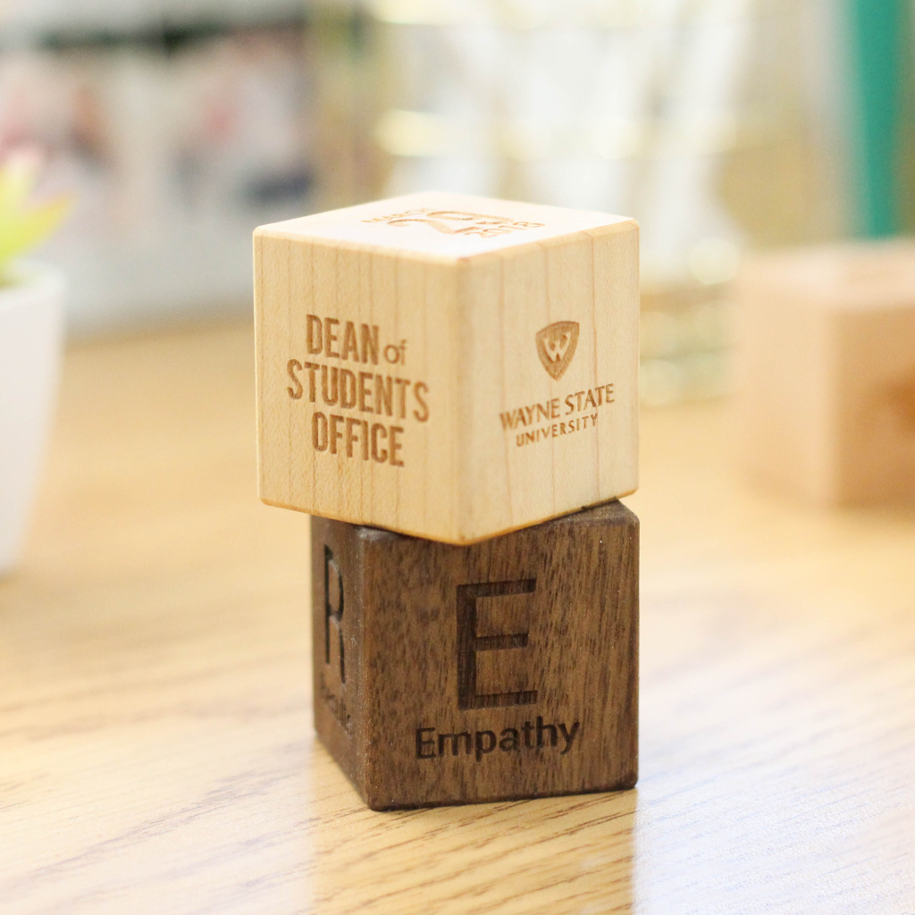 Custom Engraved Wooden Blocks for Company Milestones Special