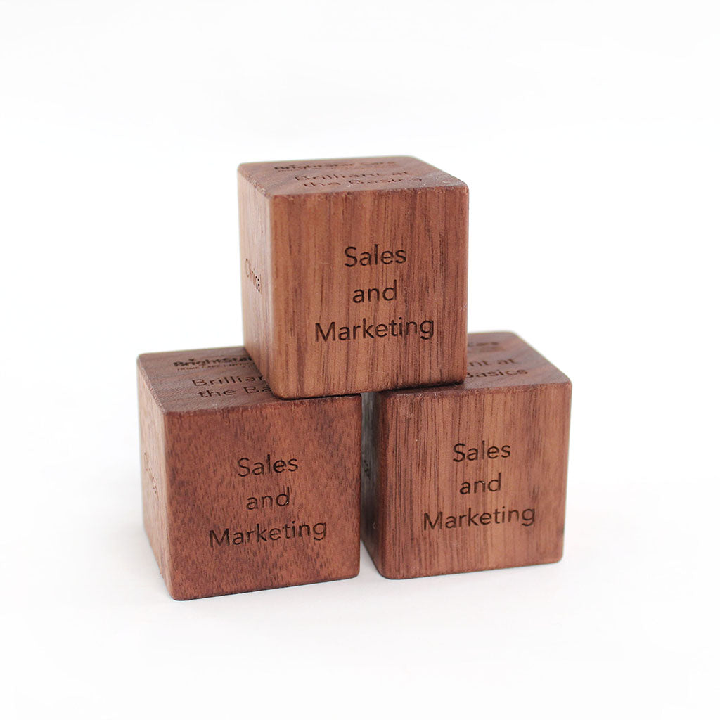Custom Engraved Wooden Blocks for Company Milestones, Special