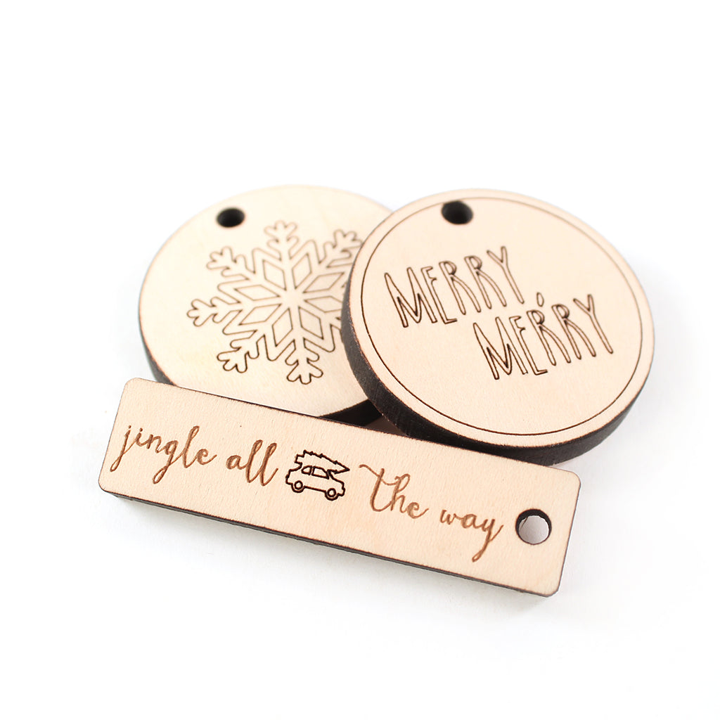 engraved wooden tags and tokens